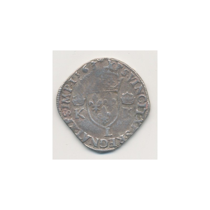 Charles IX - Teston - 1563 L Bayonne