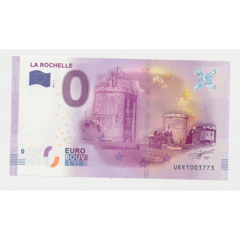Billet - Tours La Rochelle 2016 - N°3773