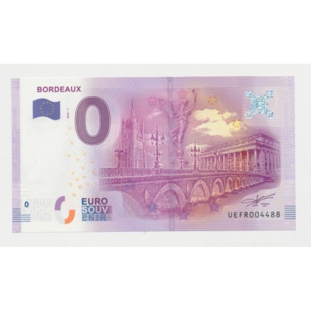 Billet - Bordeaux - N°4488 - 2016