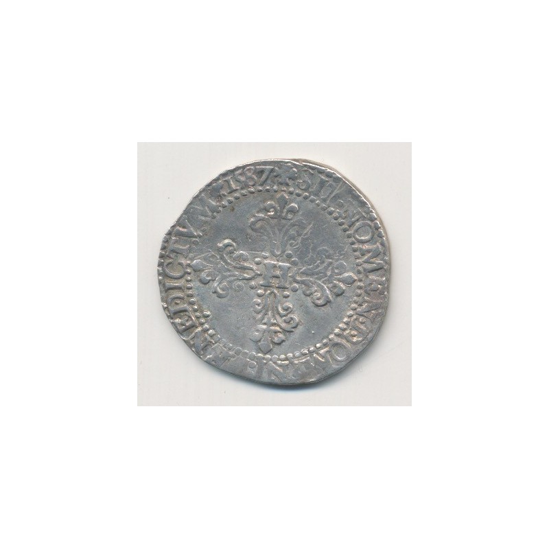 Henri III - 1/2 Franc - 1587 A Paris