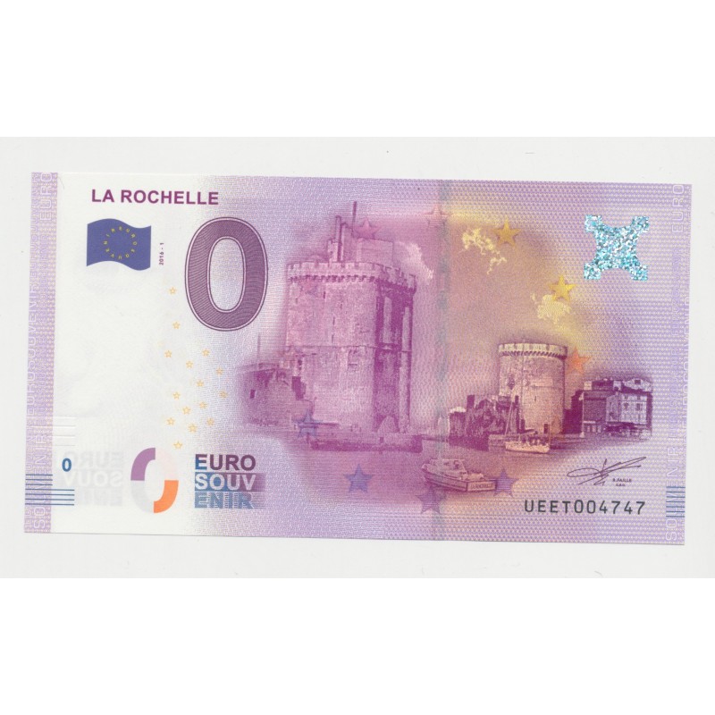 Billet - Tours La Rochelle 2016 - N°4747