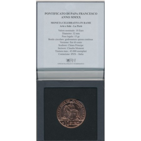 Vatican - 10 Euro 2020 - Pape François