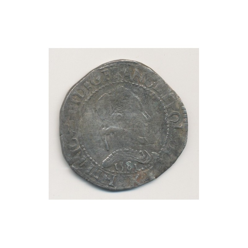 Henri III - Franc - 1581 K Bordeaux