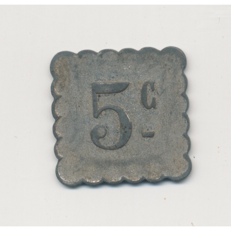 La Rochelle - 5 centimes - Tramways - zinc