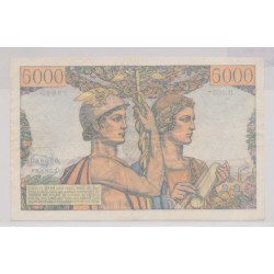 5000 Francs Terre et Mer - 2.10.1952 - TTB+ 2