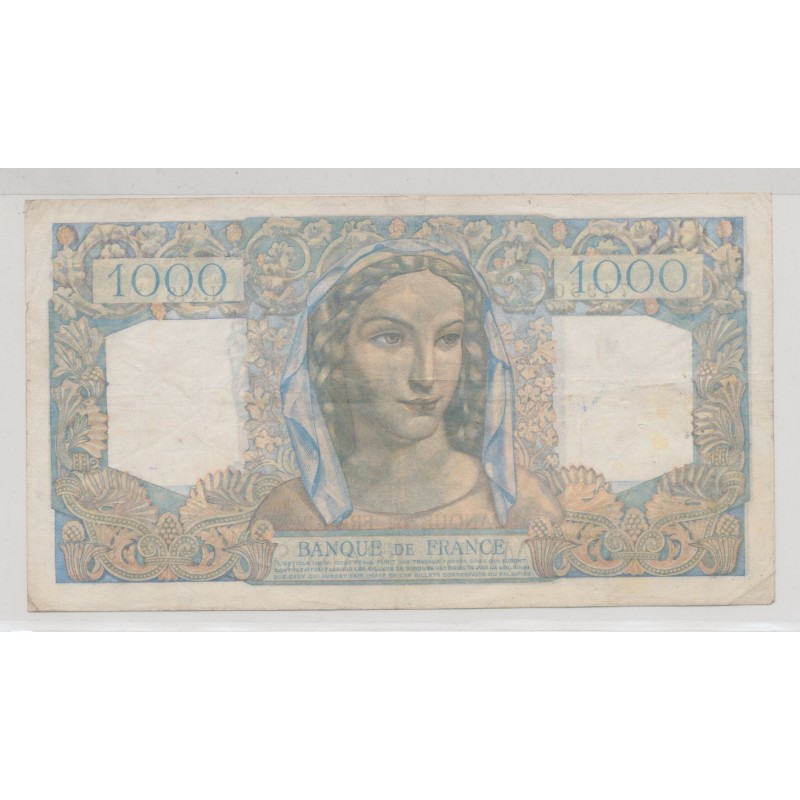 1000 Francs Minerve et hercule - 15.07.1948 - TTB