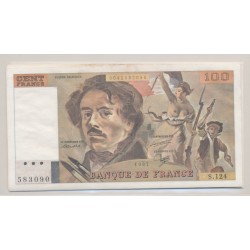 100 Francs Delacroix - 1987 - TTB+