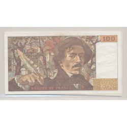 100 Francs Delacroix - 1987 - TTB+ 2