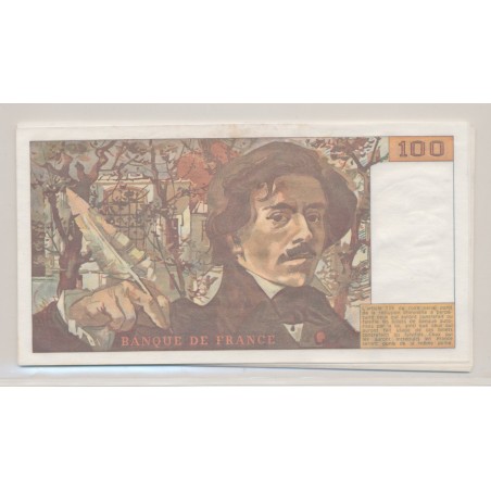 100 Francs Delacroix - 1987 - TTB+