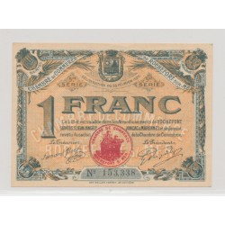 1 Franc - Rochefort sur mer - 1925 - SUP