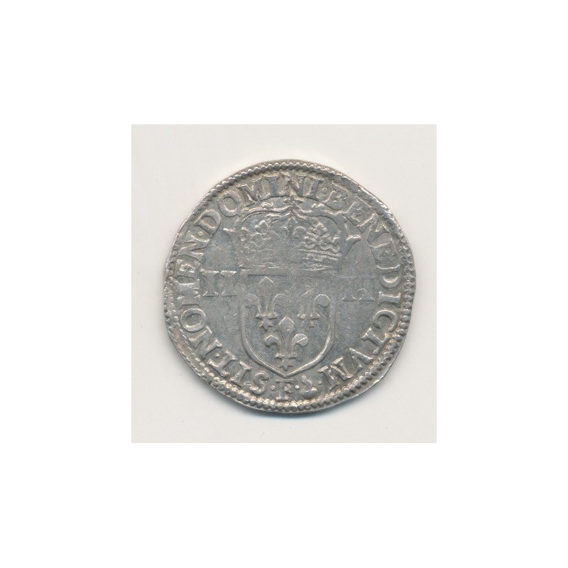 Louis XIV - 1/4 écu - 1644 F Angers
