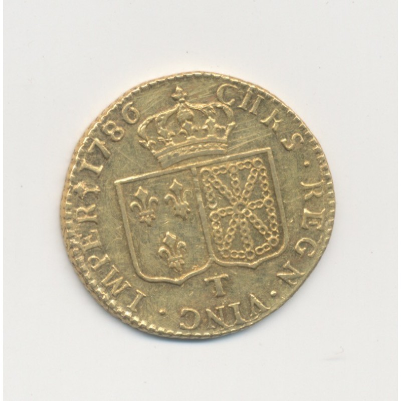 Louis XVI - Louis d'or à la tête nue - 1786 T
