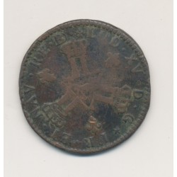 Louis XV - Sol de Béarn - 1727 Pau - Sol des mines
