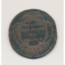 Louis XV - Sol de Béarn - 1727 Pau - Sol des mines 2