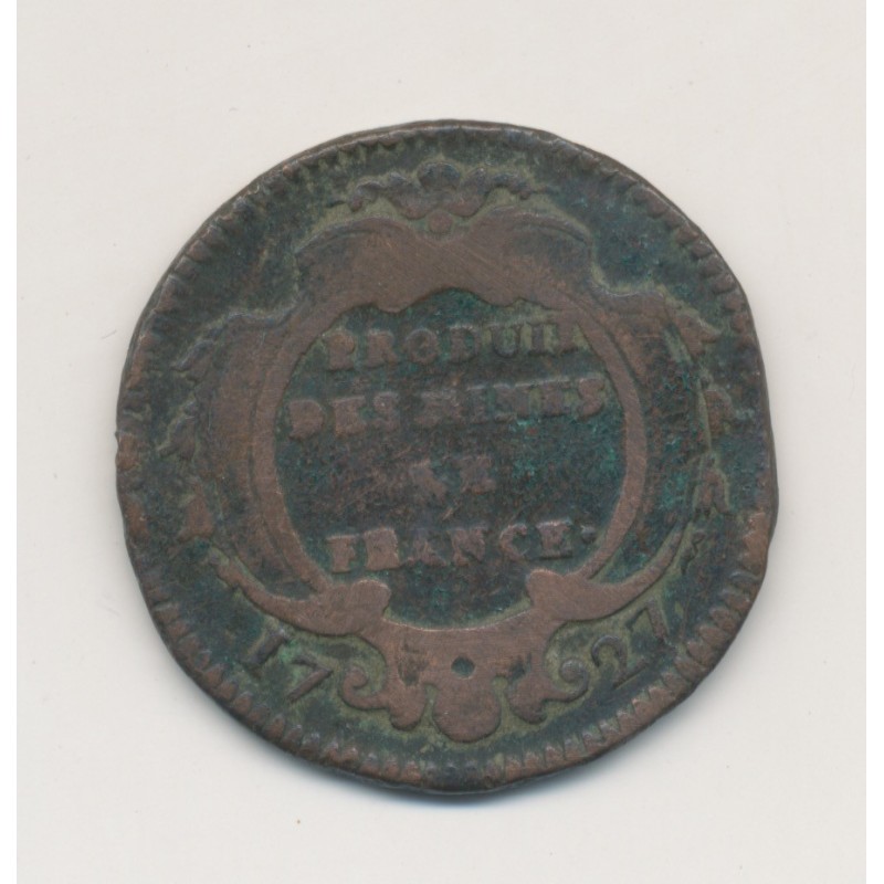 Louis XV - Sol de Béarn - 1727 Pau - Sol des mines