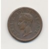 Henri V - Module 1/2 Franc - 29 septembre 1833 - bronze