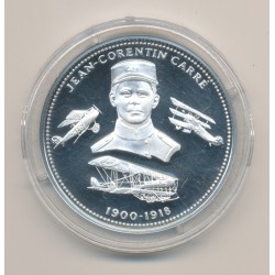 Médaille - Jean-Corentin Carré - 1900-1918 - 100e anniversaire de la grande guerre - argent 