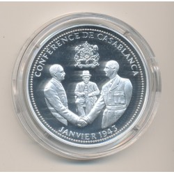 Médaille - Conférence de Casablanca - janvier 1943 - argent 