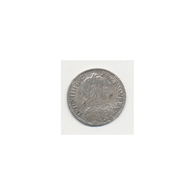 Louis XIV - 1/12 écu mèche longue - 1659 Aix