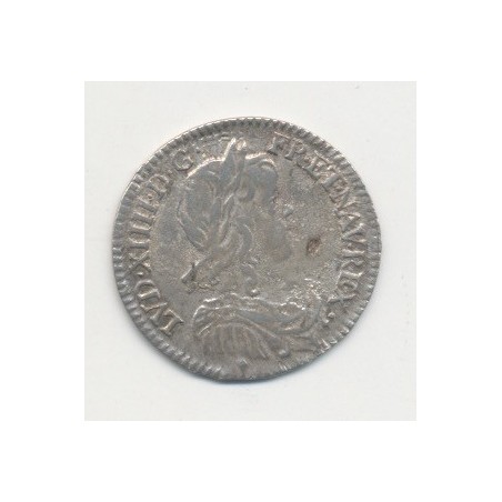 Louis XIV - 1/12 écu mèche longue - 1659 Aix