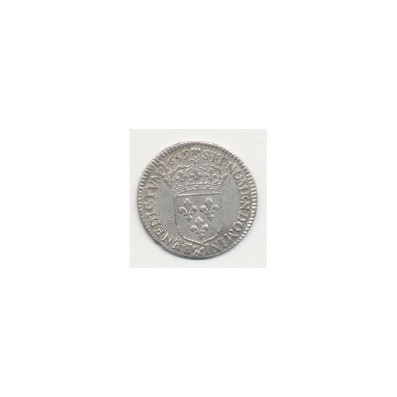 Louis XIV - 1/12 écu mèche longue - 1659 Aix