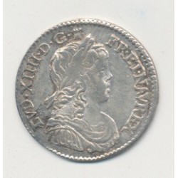 Louis XIV - 1/12 écu mèche longue - 1660 I Limoges