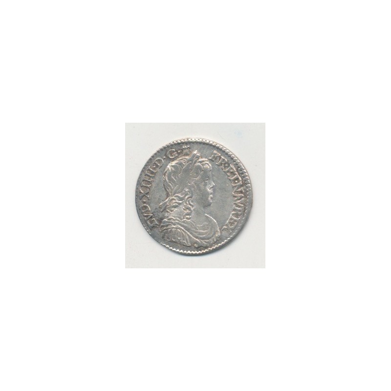 Louis XIV - 1/12 écu mèche longue - 1660 I Limoges