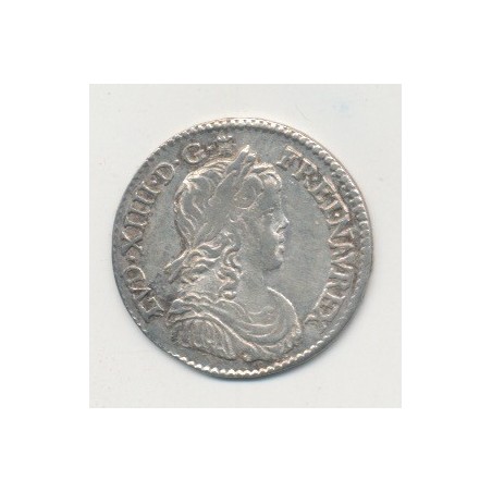 Louis XIV - 1/12 écu mèche longue - 1660 I Limoges