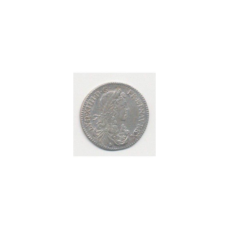 Louis XIV - 1/12 écu mèche au buste juvénile - 1660 Aix