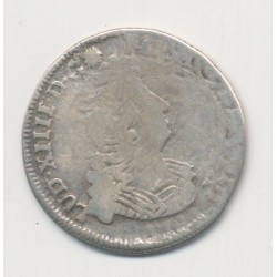 Louis XIV - 1/12 écu aux insignes - 1702 P Dijon