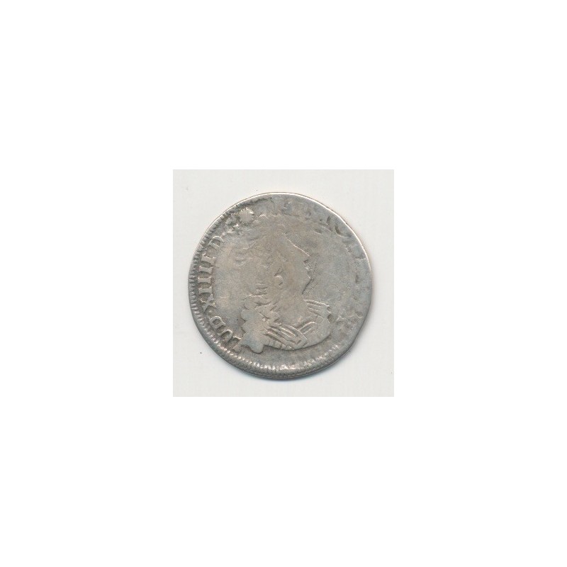 Louis XIV - 1/12 écu aux insignes - 1702 P Dijon