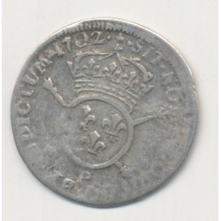 Louis XIV - 1/12 écu aux insignes - 1702 P Dijon 2