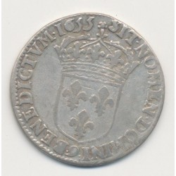 Louis XIV - 1/4 écu mèche longue - 1655 Rennes 2