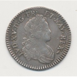 Louis xv - 1/6 écu France Navarre - 1720 P Dijon