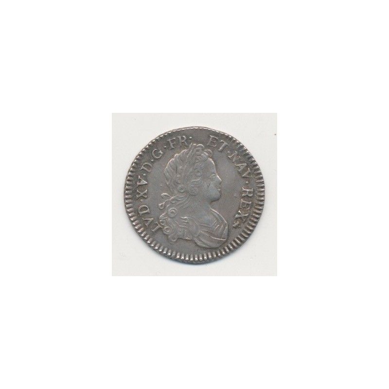 Louis xv - 1/6 écu France Navarre - 1720 P Dijon
