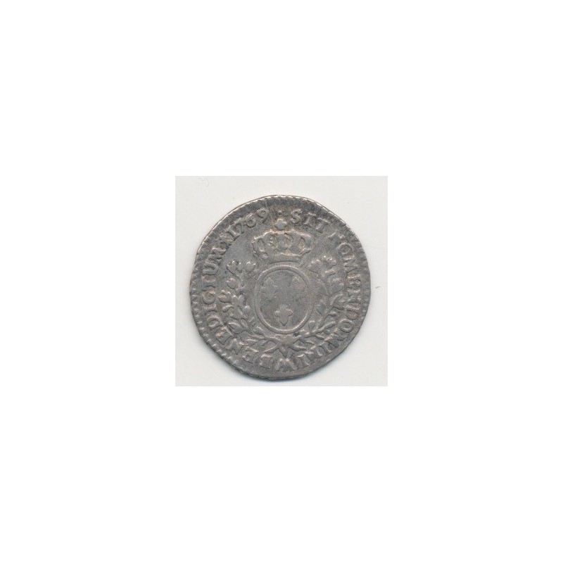 Louis xv - 1/10 écu au bandeau - 1769 AA Metz