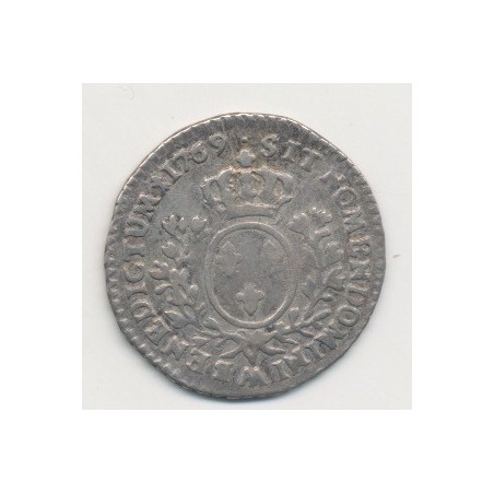 Louis xv - 1/10 écu au bandeau - 1769 AA Metz