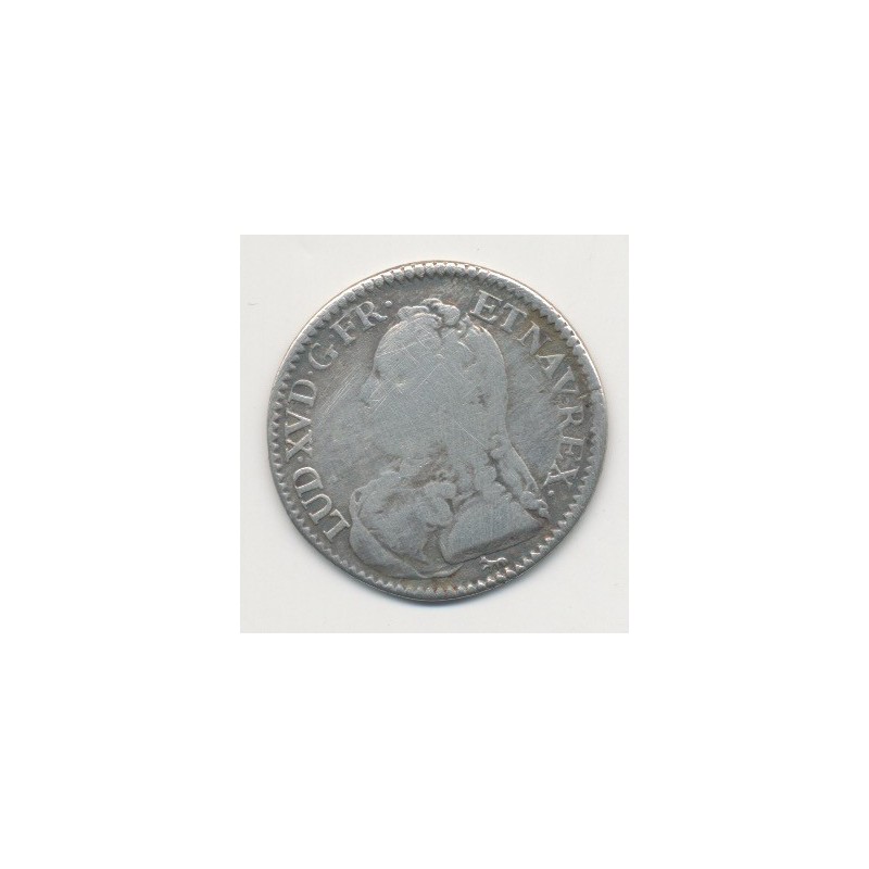 Louis XV - 1/5 écu aux branches d'olivier - 1726 A Paris