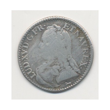 Louis XV - 1/5 écu aux branches d'olivier - 1726 A Paris