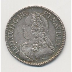 Louis XV - 1/5 écu aux branches d'olivier - 1727 A Paris