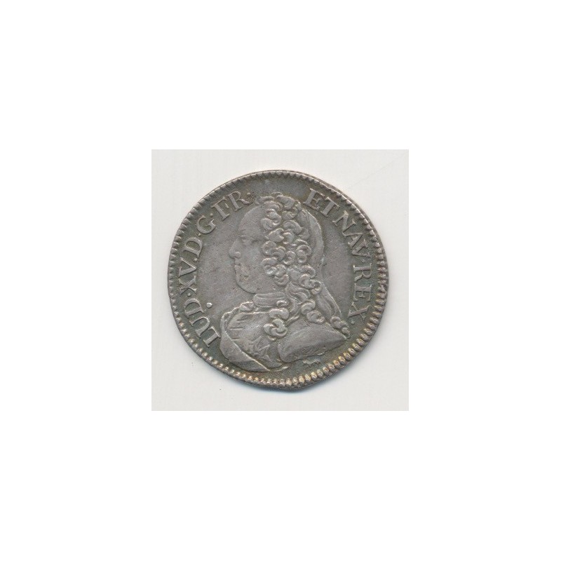 Louis XV - 1/5 écu aux branches d'olivier - 1727 A Paris
