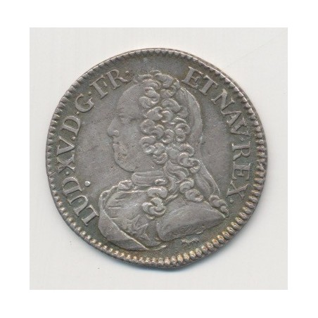 Louis XV - 1/5 écu aux branches d'olivier - 1727 A Paris
