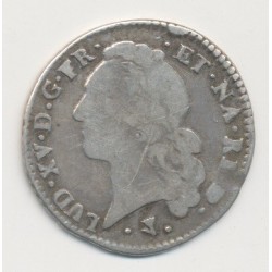 Louis XV - 1/5 écu au bandeau du Béarn - 1766 Pau