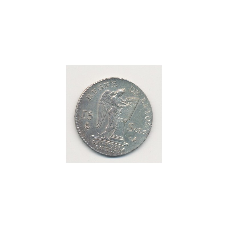 Louis XVI - 15 Sols - 1791 A Paris