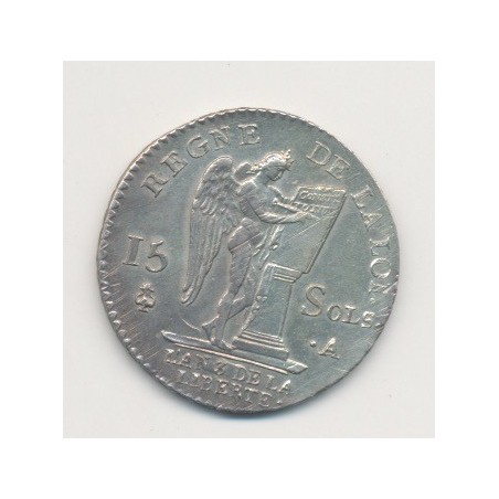 Louis XVI - 15 Sols - 1791 A Paris