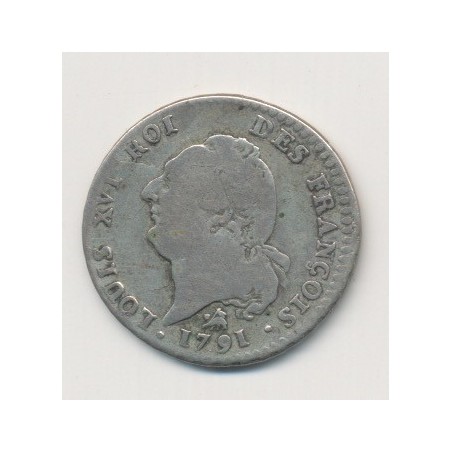 Louis XVI - 15 Sols - 1791 B Rouen