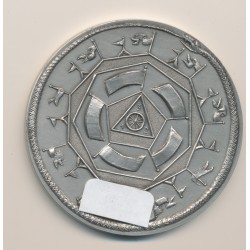 Médaille - Grand collège des rites supreme - conseil - 33e grade - argent 2