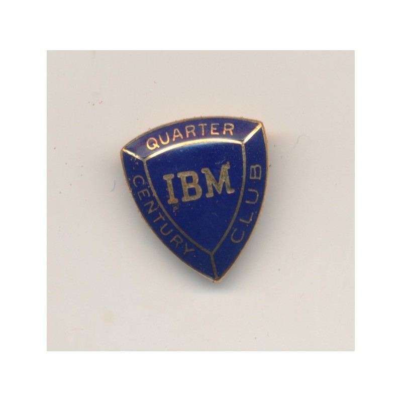 Médaille - Thomas J Watson - IBM - 1914-1947 - avec broche IBM Quarter Century Club
