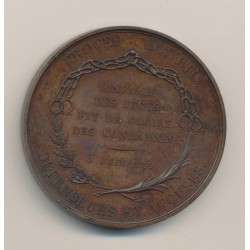 Médaille - Audry de Puyraveau - Procès d'avril 1835 - bronze 2