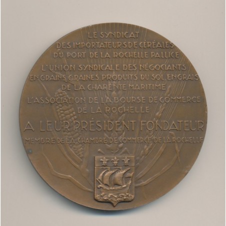 Médaille - Charles Charriau - La Rochelle - bronze
